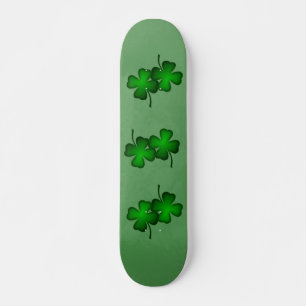 Quatro Folha de Skate Verde Irlandês