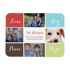 quatro fotos colidem ímãs personalizados
