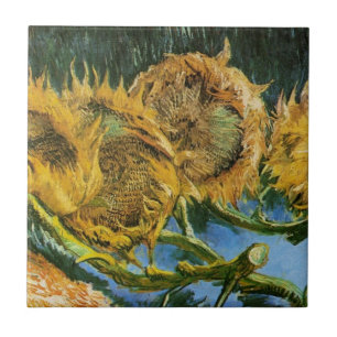 Quatro Girassóis Cortados por Vincent van Gogh