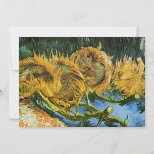 Quatro Girassóis Cortados por Vincent van Gogh