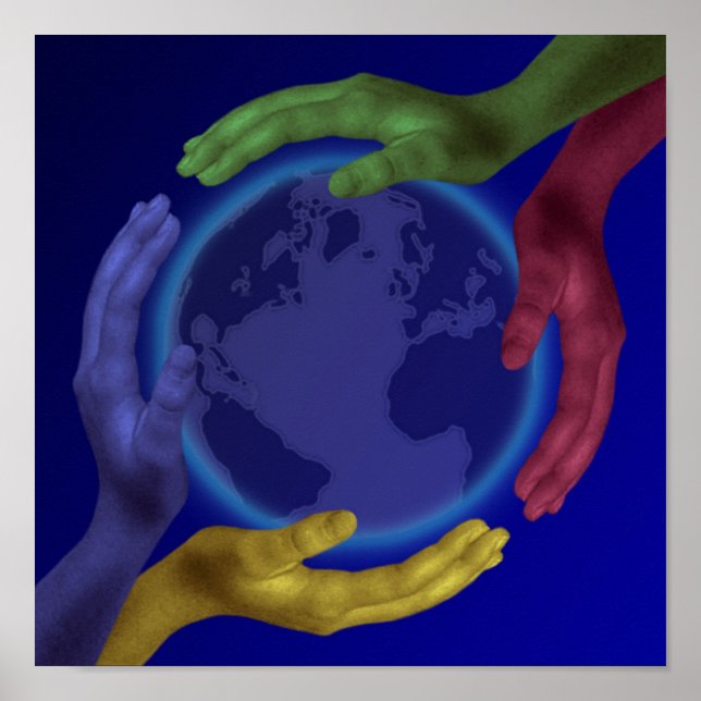 Quatro Mãos na Terra Poster (Frente)