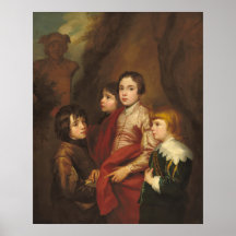 Quatro Meninos - Anthony van Dyck Fine Art Poster