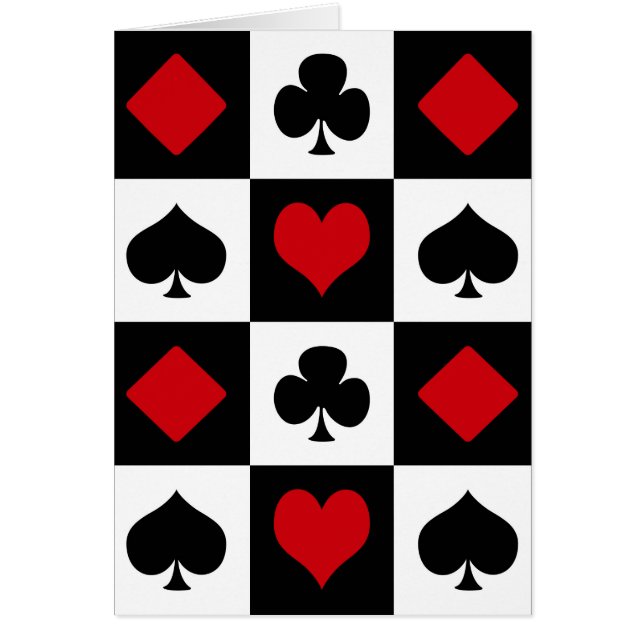 Quatro naipes de cartão (Frente)