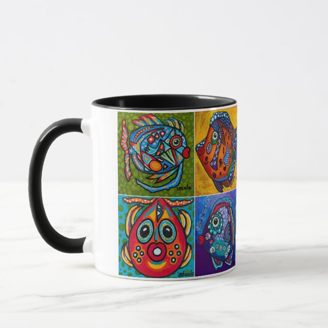Quatro Peixe Funky Bepra Caneca (Esquerda)
