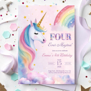 Quatro vezes mágicas, 4.º Convite de Aniversário d