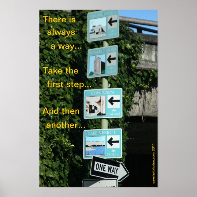 Que caminho Poster (Frente)