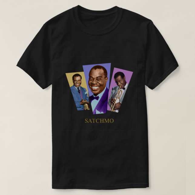 Que Camiseta Maravilhosa Louis Armstrong (Frente do Design)