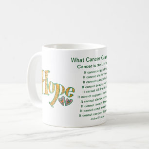 Que Cancer Não Pode Fazer Poem Esperar Uma Xícara