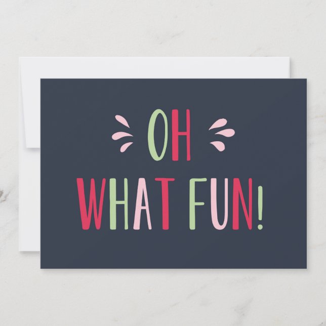 Que cartão de Natal divertido (Frente)