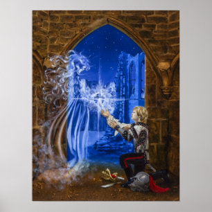 Que cavaleiro para aparições - impressão ou pos