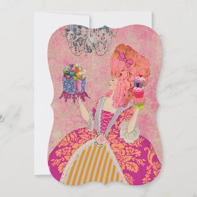 Que Comam Bolo ~  Convites / RSVP (Frente)