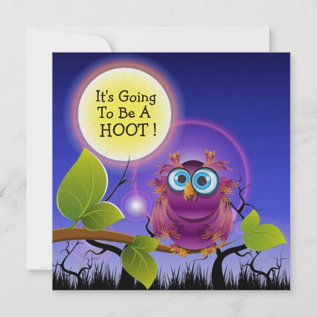 Que convite Hoot - SRF (Frente)