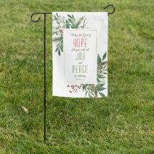 Que Deus o Encha com Joy & Peace Cotton Greenery