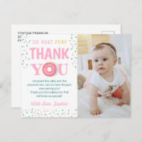 Que Diversão Cartão de Agradecimento de Foto de An