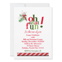 Que Divertido! Convite de Férias