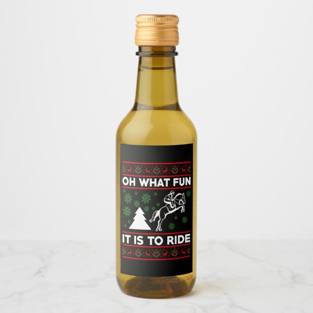 Que Divertido É Andar De Cavalo No Natal (Frente)