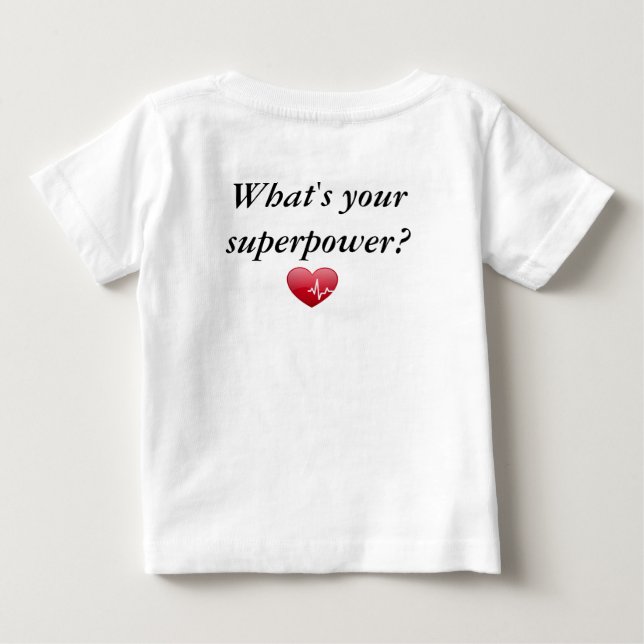 Que é sua superpotência? caçoa a camisa de t (Verso)