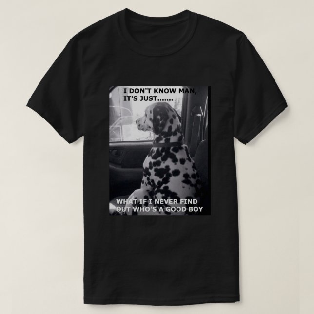 Que é um bom menino... Camiseta (Frente do Design)