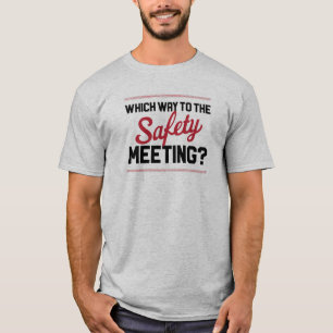 Que maneira à reunião da segurança? - na camisa