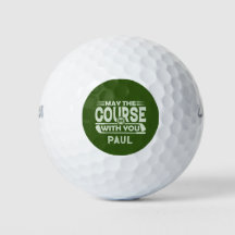 Que o curso esteja com vocês Bolas de Golfe