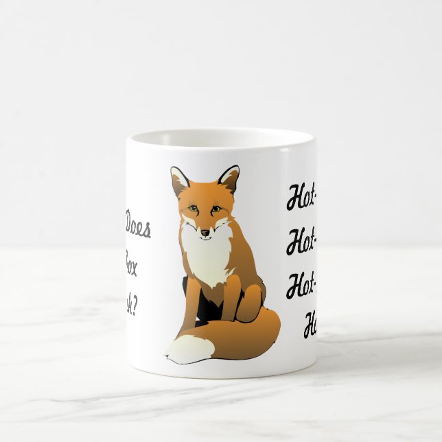 Que o Fox bebe? Chá quente! Caneca (Centro)