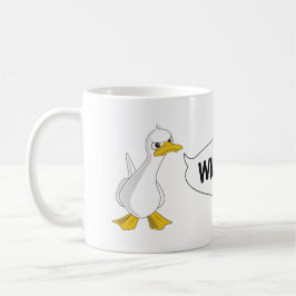 QUE O PATO?! Caneca de café