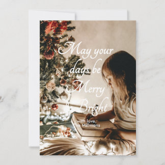 Que o seu cartão de Natal de dias