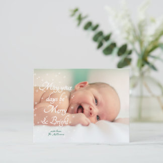 Que o seu cartão de Natal de dias