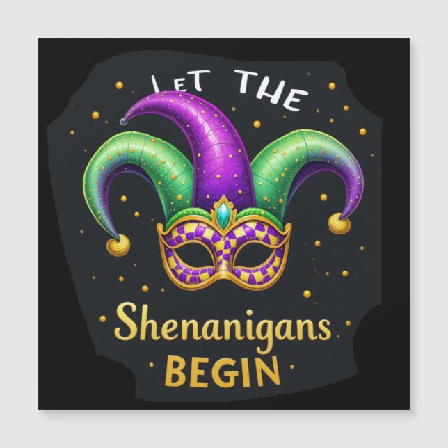 Que os Shenanigans comecem (Frente)