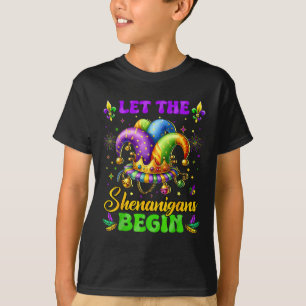 Que Os Shenanigans Comecem A Camisas Mardi Gras Ho
