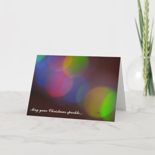 Que Seu Faísca De Natal... Cartão de Natal (Frente)