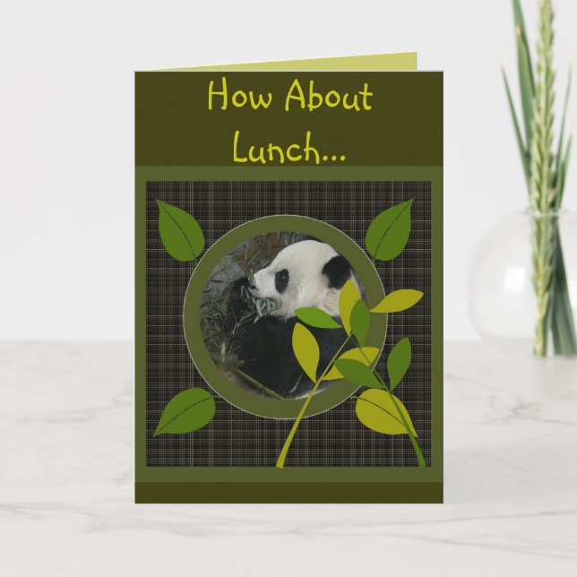 Que Tal Almoço... Convite (Frente)