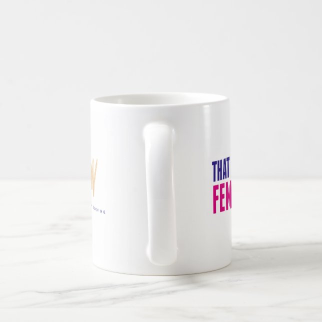 "Que tipo" da caneca feminista por um casamento (Alça)