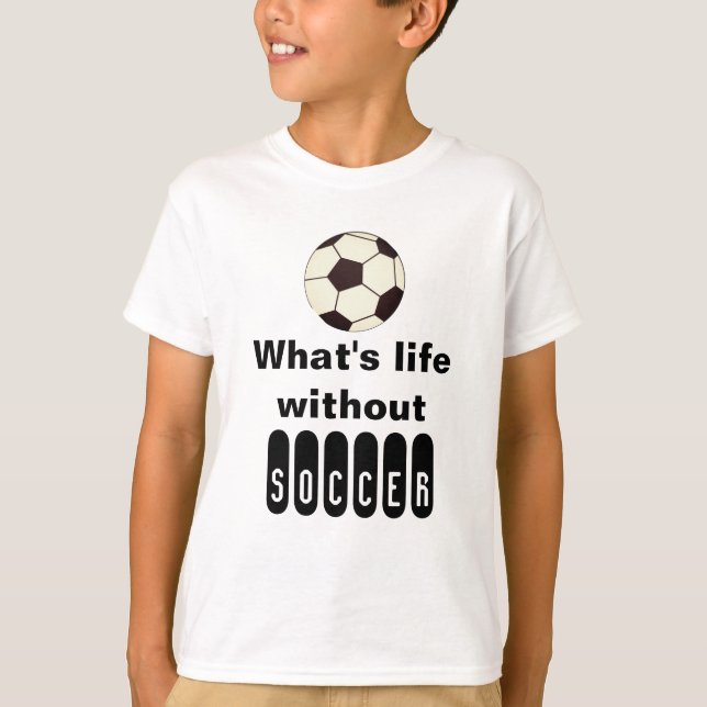 Que vida sem camiseta de futebol Esporte (Frente)