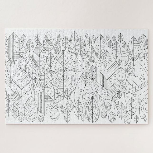 QUEBRA-CABEÇA す く っ 立 つ と 〜 。 葉 っ ぱ 〜 塗 り  (Horizontal)