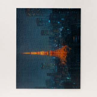 Quebra-cabeça サイバーパンク東京タワー/Cyberpunk Tokyo Tower