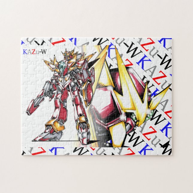 QUEBRA-CABEÇA 作 品号00008 "赤 色 英 雄 機 甲 番 巨 (Horizontal)