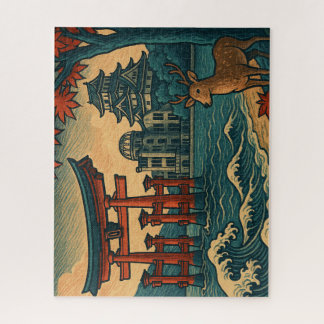 Quebra-cabeça 広島ベストスポット浮世絵パズル / Best of Hiroshima Ukiyo-e Puzzle