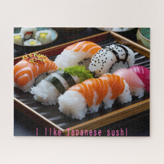 Quebra-cabeça 「日本の寿司:至福のひととき(Japanese Sushi: A Moment of Bliss)」