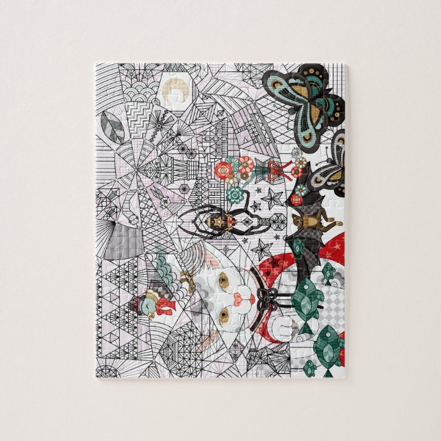 Quebra-cabeça 蜘蛛の巣アーティスト（Spider's web artist） (Vertical)