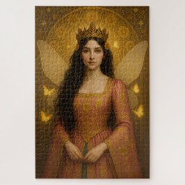 Quebra-cabeça 005_A fairy princess in rose pink.