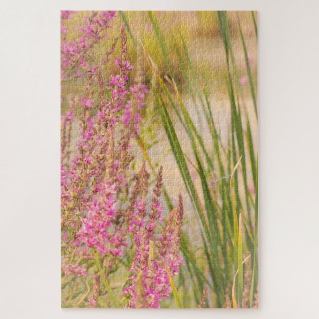 Quebra-cabeça 1000 peças de Flores de Verão Atrasadas e Quebra-c (Vertical)
