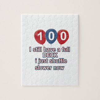 Quebra-cabeça 100 designs engraçados do aniversário do ano