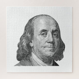 Quebra-cabeça 100 dólares, Benjamin Franklin