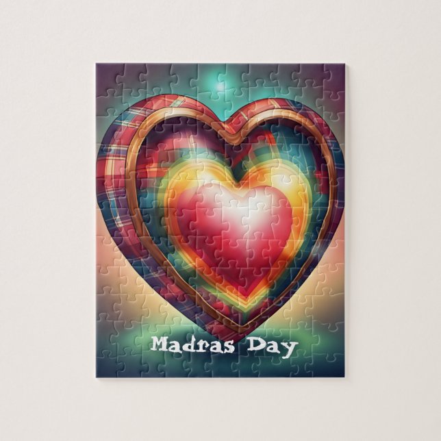 Quebra-cabeça 10ème éd. du Madras Day - Edition limitée  (Vertical)