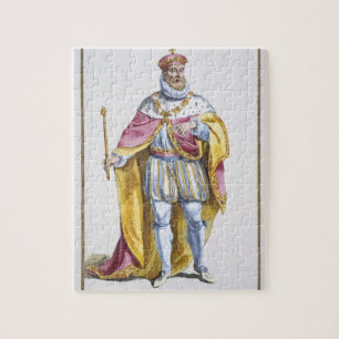 Quebra-cabeça 1527-98) reis de Philip II (da espanha 'de Receuil