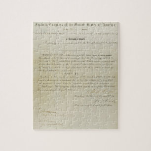 Quebra-cabeça 15 ORIGINAL Emenda Constituição dos EUA