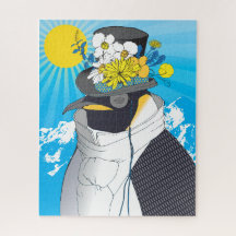 16x20 Puzzle de Pinguim Adequado para Pessoas Dalt