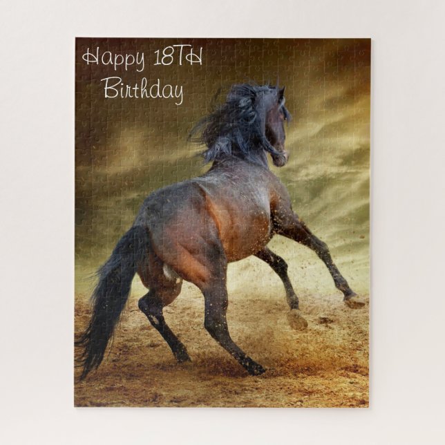 Quebra-cabeça 18º Aniversário da Filha. (Vertical)