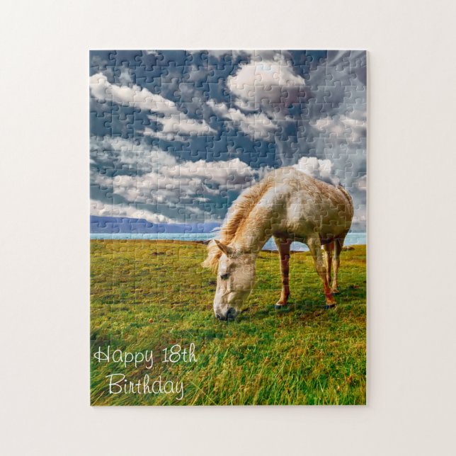 Quebra-cabeça 18º Aniversário da Filha. (Vertical)